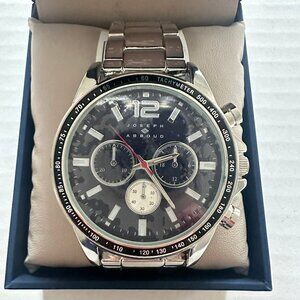 New in Box - Joseph Abboud Silver Multi-Function Bracelet Watch